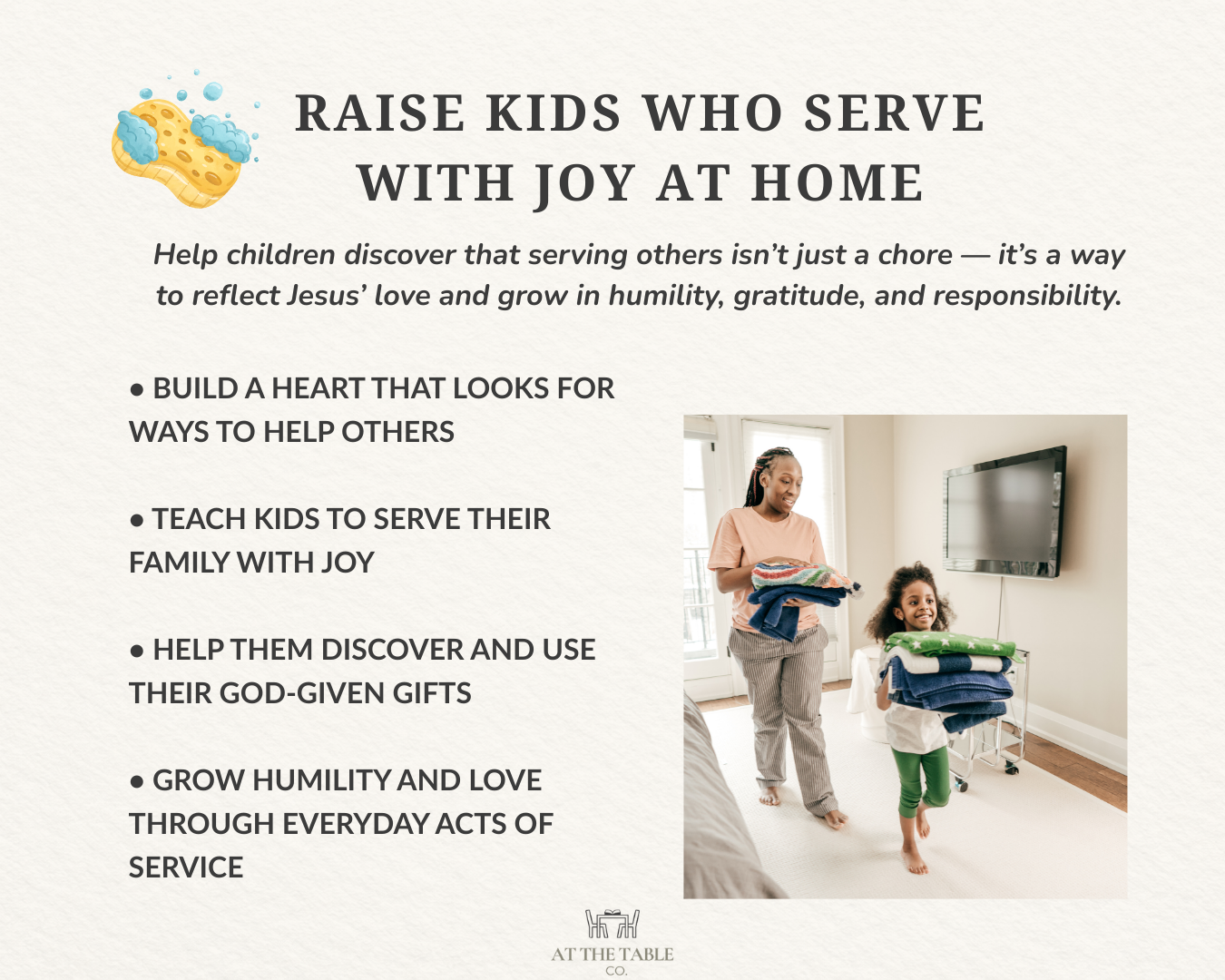 Unit Study: Serving At Home - Helping With a Heart Like Jesus - Image 2