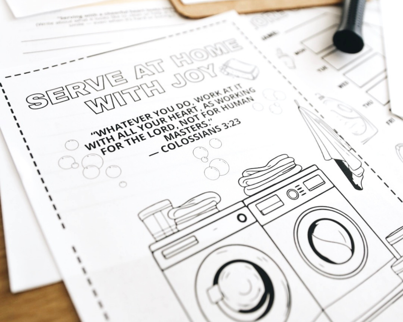 Unit Study: Serving At Home - Helping With a Heart Like Jesus - Image 4