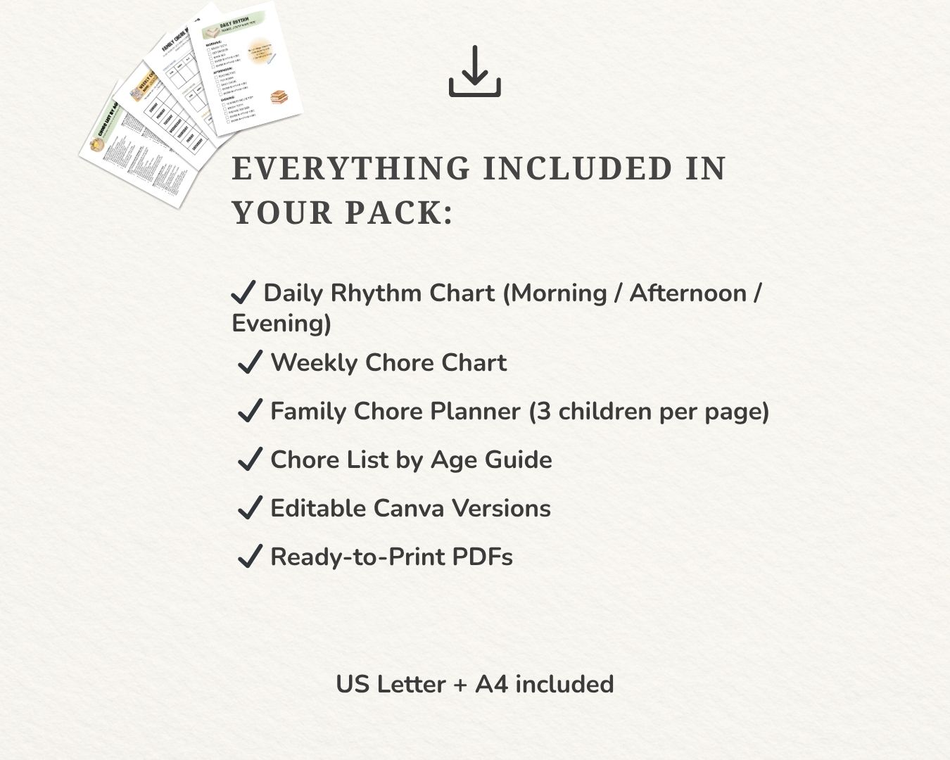 Kids Chore Chart & Daily Routine Pack - Image 4